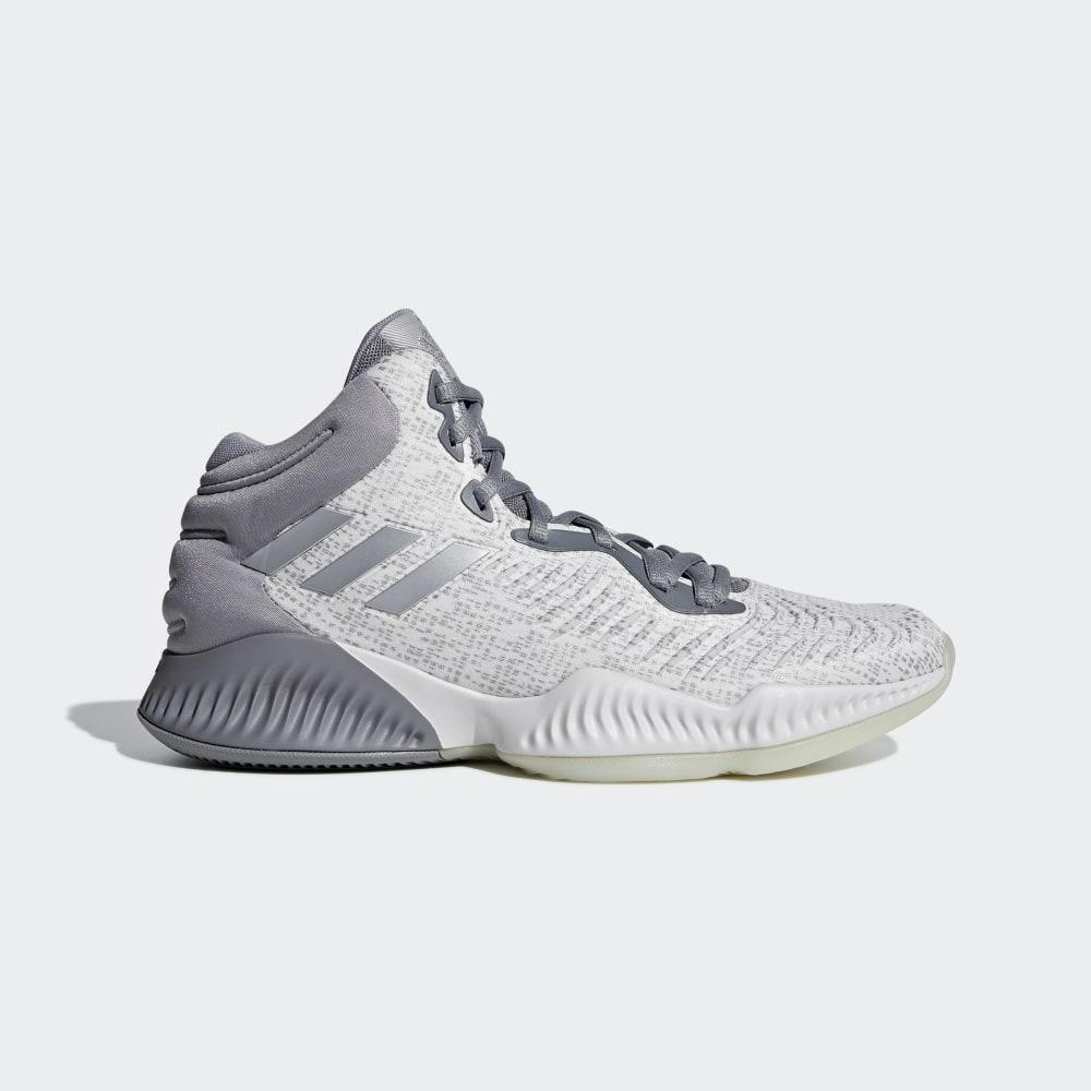 Adidasi Baschet Adidas Mad Bounce 2018 Barbati Romania - Gri/Argintii Metal AH2694